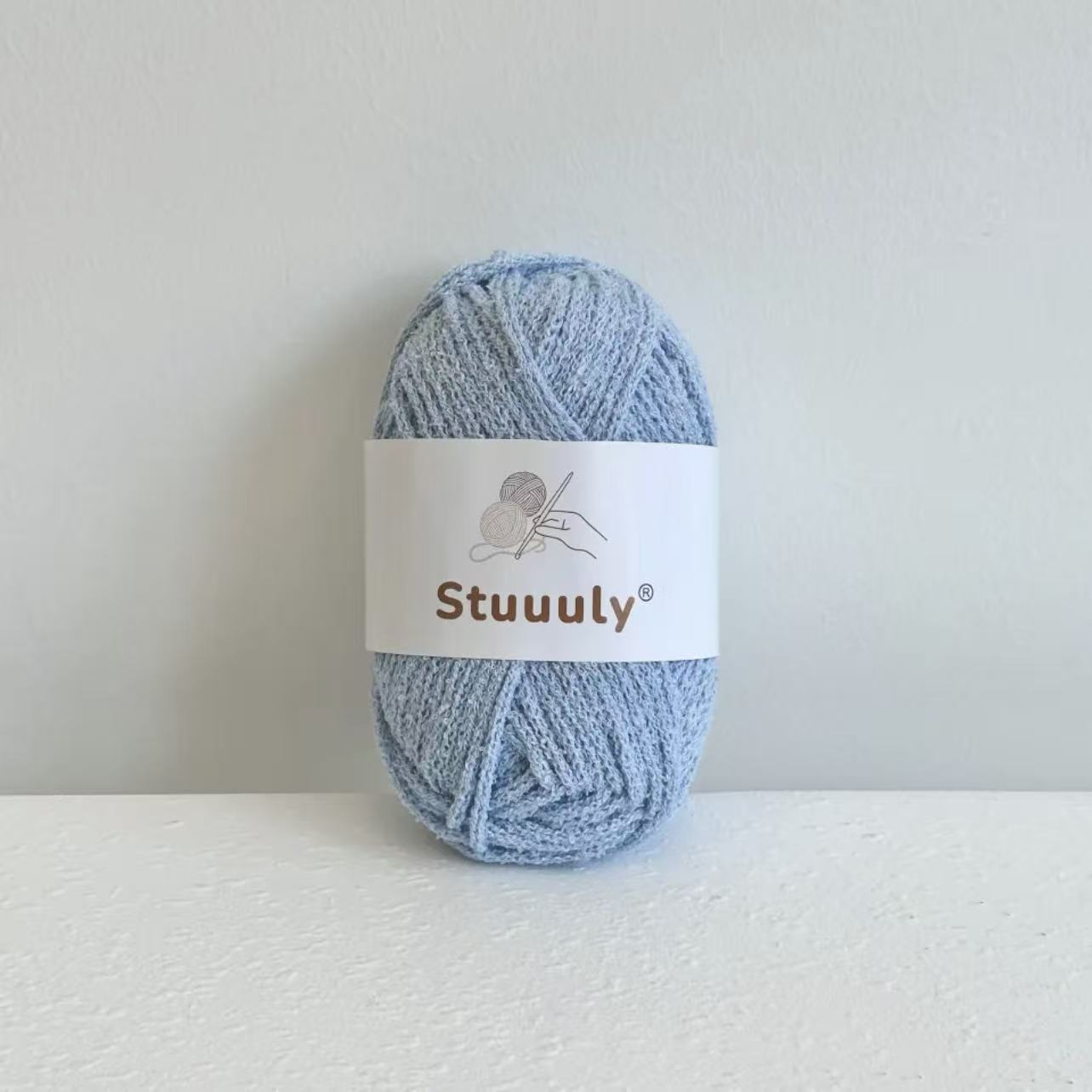 Mori Knot Bubble Yarn 2.5mm Textured Crochet Yarn for Summer Handmade Knitting