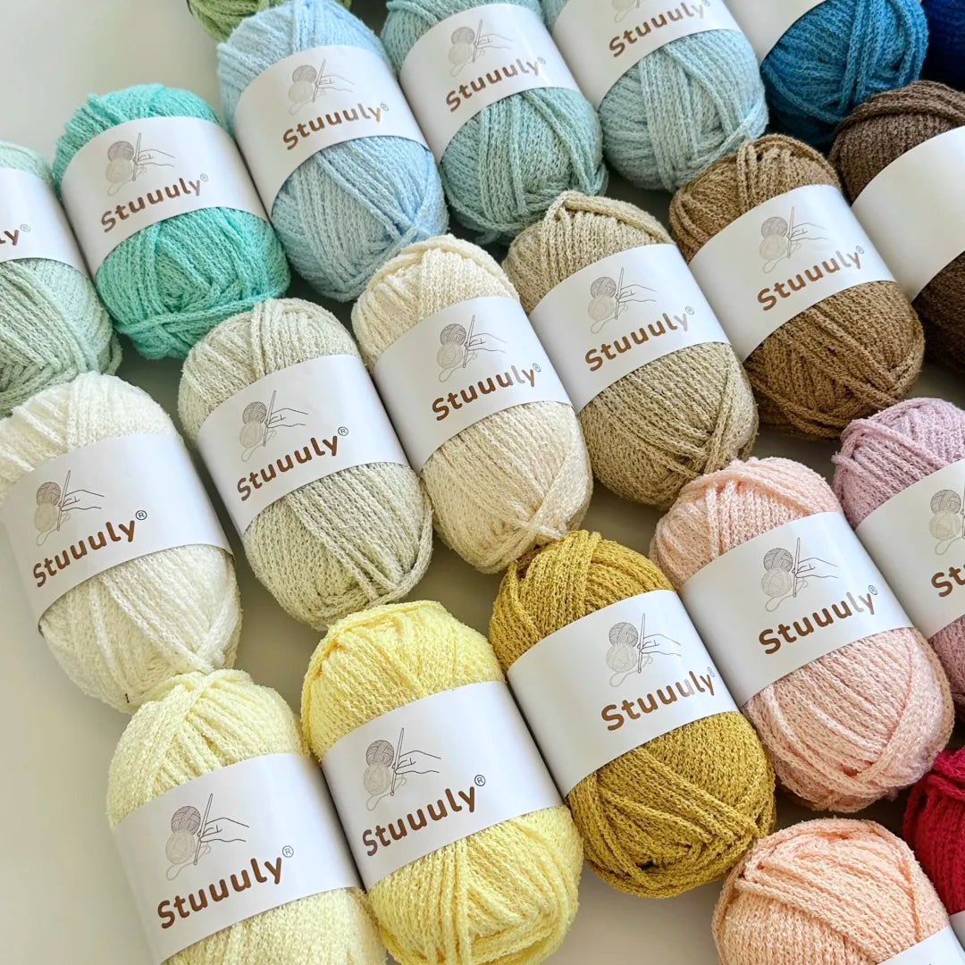 Mori Knot Bubble Yarn 2.5mm Textured Crochet Yarn for Summer Handmade Knitting