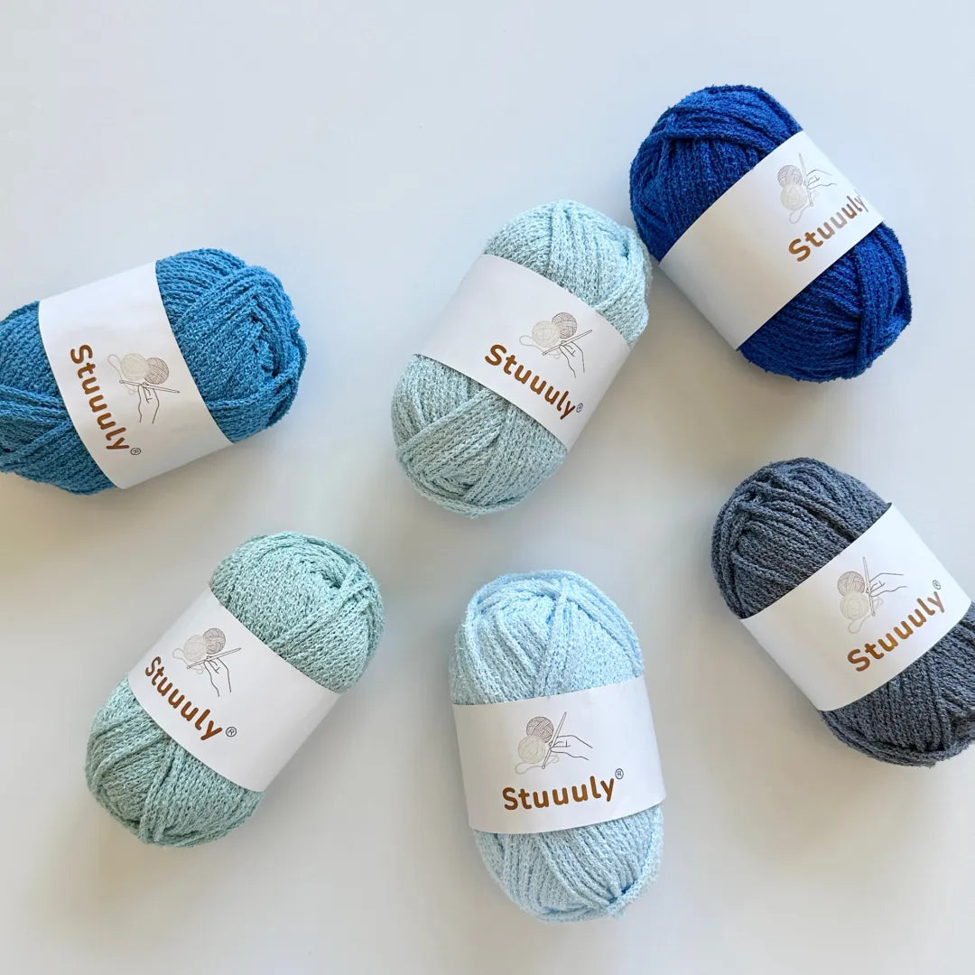 Mori Knot Bubble Yarn 2.5mm Textured Crochet Yarn for Summer Handmade Knitting