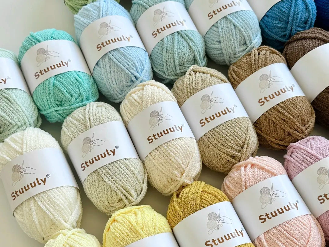 Mori Knot Bubble Yarn 2.5mm Textured Crochet Yarn for Summer Handmade Knitting
