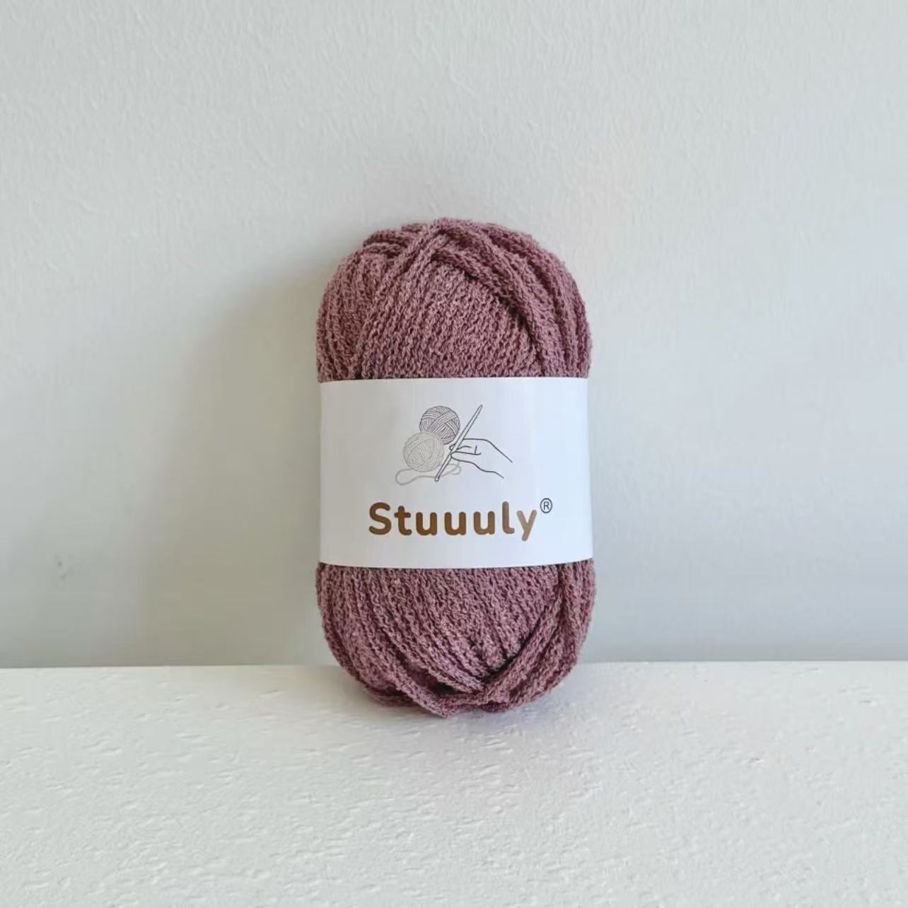 Mori Knot Bubble Yarn 2.5mm Textured Crochet Yarn for Summer Handmade Knitting