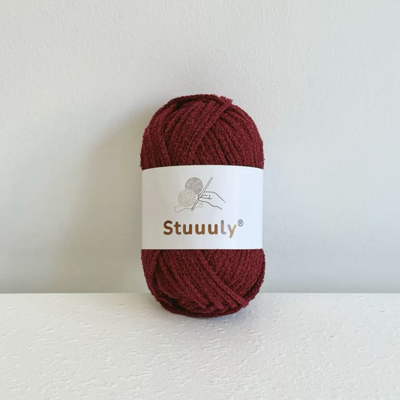 Mori Knot Bubble Yarn 2.5mm Textured Crochet Yarn for Summer Handmade Knitting