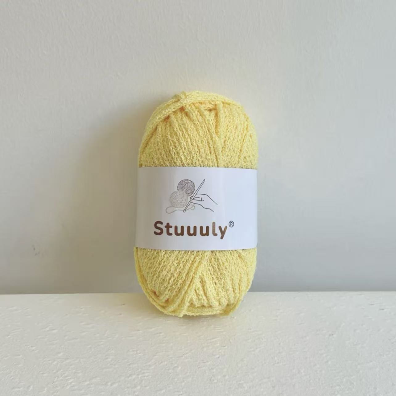 Mori Knot Bubble Yarn 2.5mm Textured Crochet Yarn for Summer Handmade Knitting