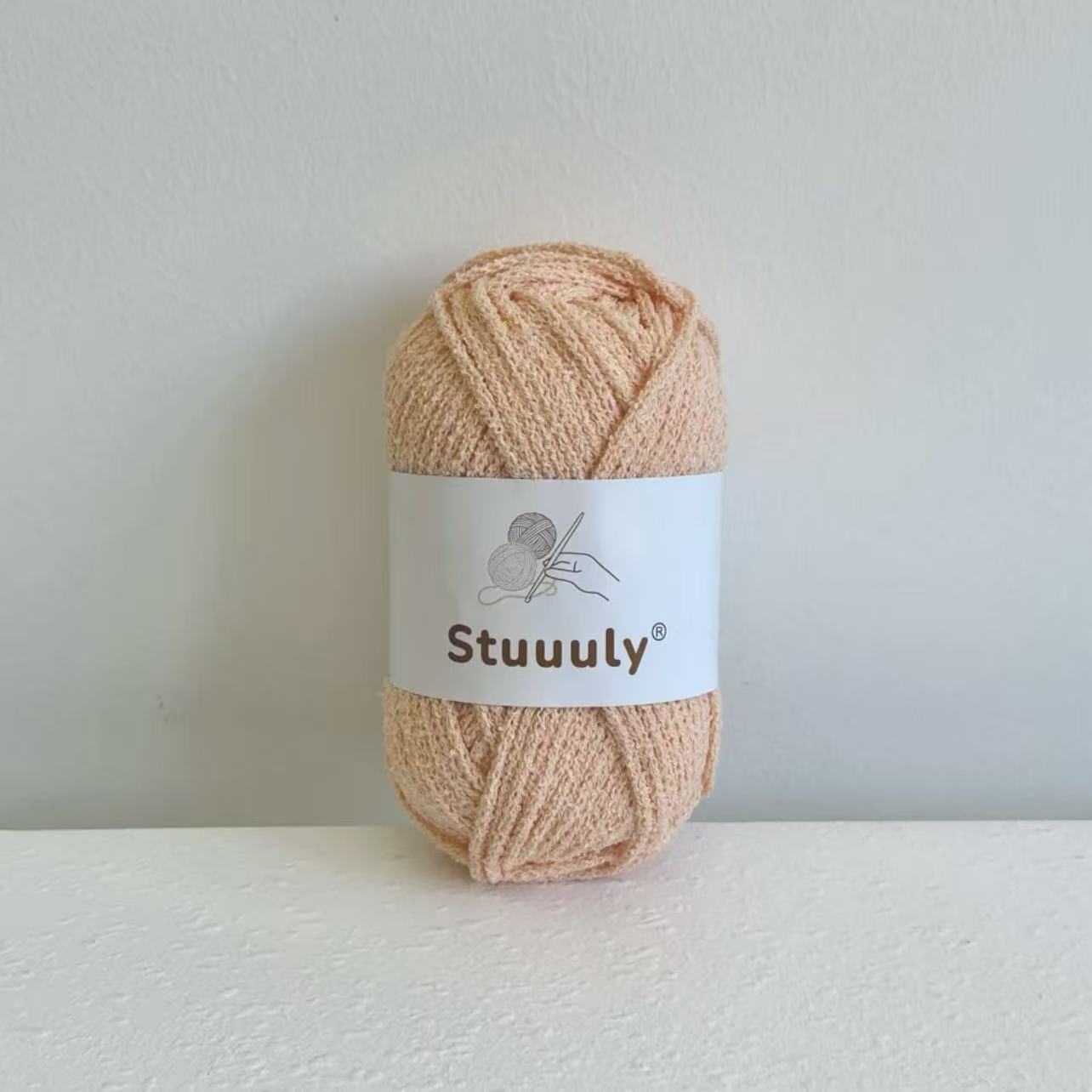 Mori Knot Bubble Yarn 2.5mm Textured Crochet Yarn for Summer Handmade Knitting