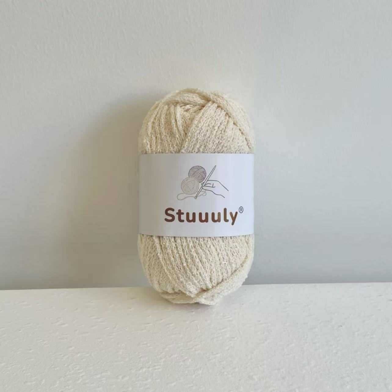 Mori Knot Bubble Yarn 2.5mm Textured Crochet Yarn for Summer Handmade Knitting