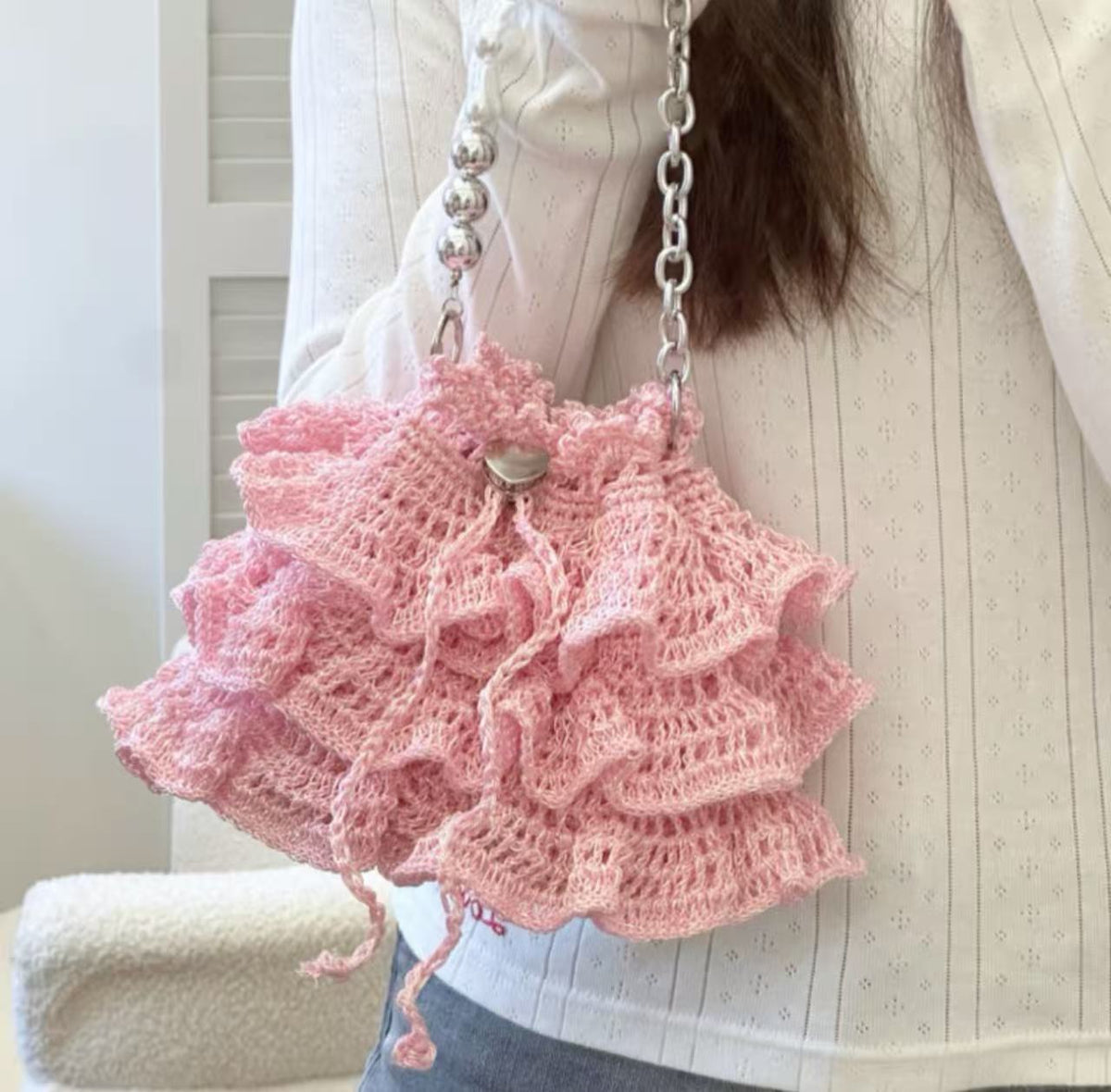 Pink Cake Ballet bag — finished project example for DIY kit