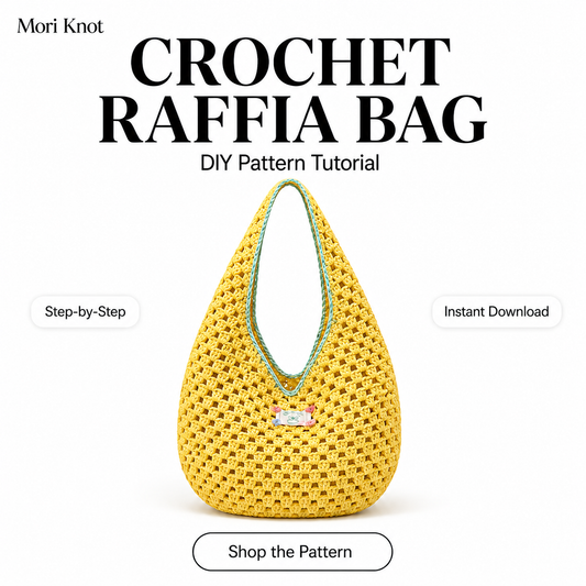 Crochet Raffia Bag Video Tutorial – DIY Summer Shoulder Bag
