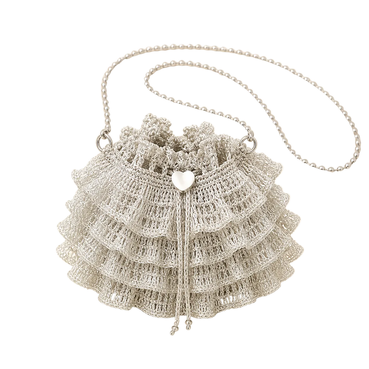 Cake Ballet Crochet Bag Kit / Finished Product