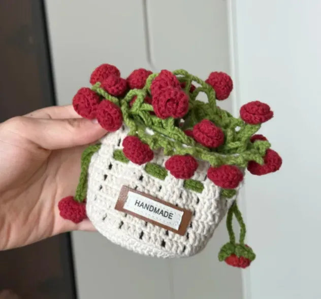 Dual Use Rose Crochet PDF Pattern With Complete Video Tutorial