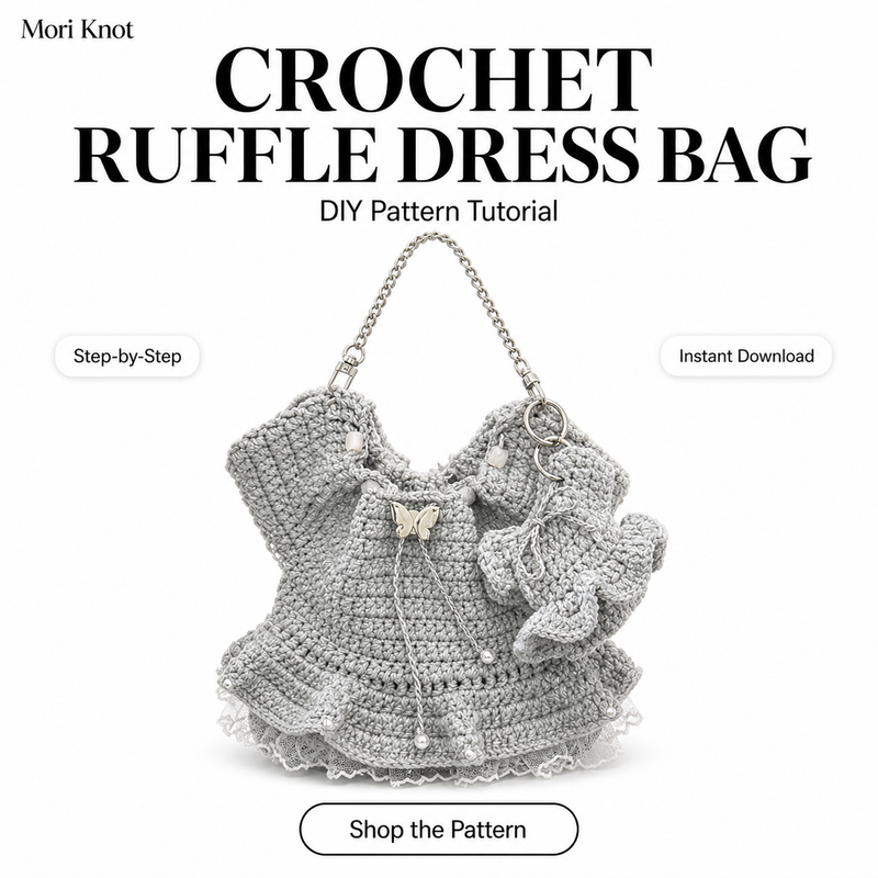 Crochet Bag Digital PDF Pattern With Video Tutorial